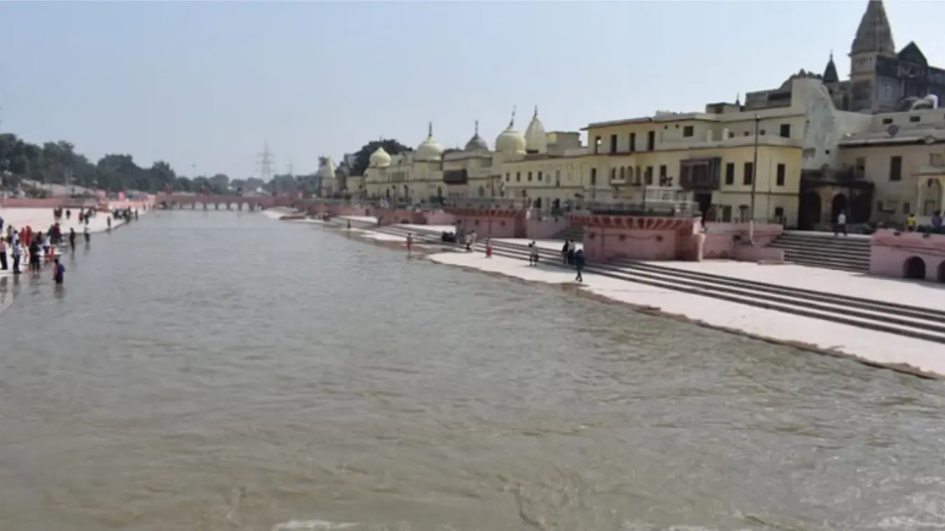 Ram Ki Paidi on the Sarayu River in Ayodhya