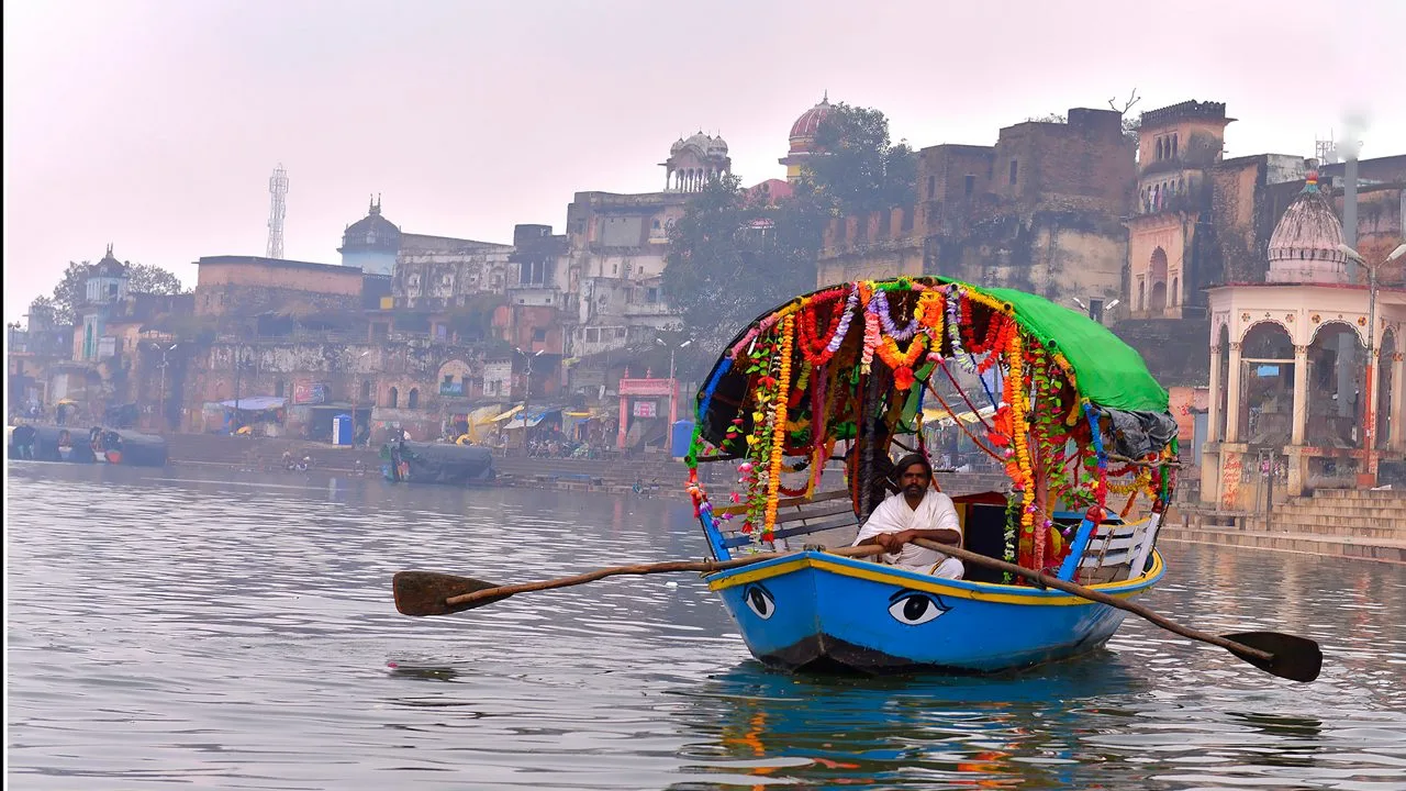 Ram Ghat Chitrakoot on the Mandakini River